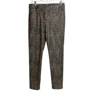 J. McLaughlin Leopard Cheetah Print Pants Size 8
